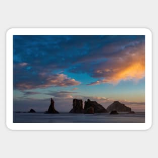 Bandon Oregon Sunset Sticker